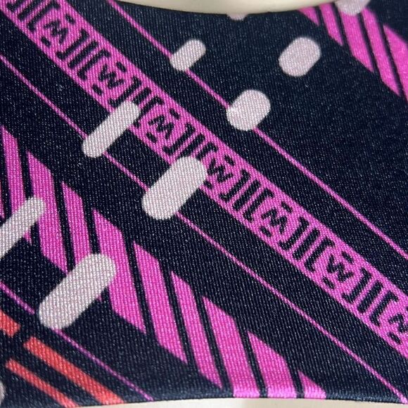 NWT Wolford Hanna Sports Bra Top XS Multi Pink Black - Picture 8 of 16